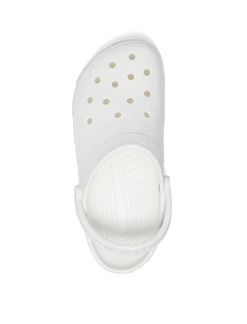 Жіночі крокси Crocs гумові білі - фото 4 - Miraton