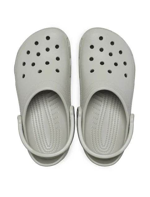 Чоловічі крокси Crocs гумові сірі - фото 4 - Miraton
