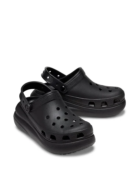 Жіночі крокси Crocs гумові чорні - фото 5 - Miraton