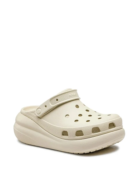Жіночі крокси Crocs гумові бежеві - фото 2 - Miraton