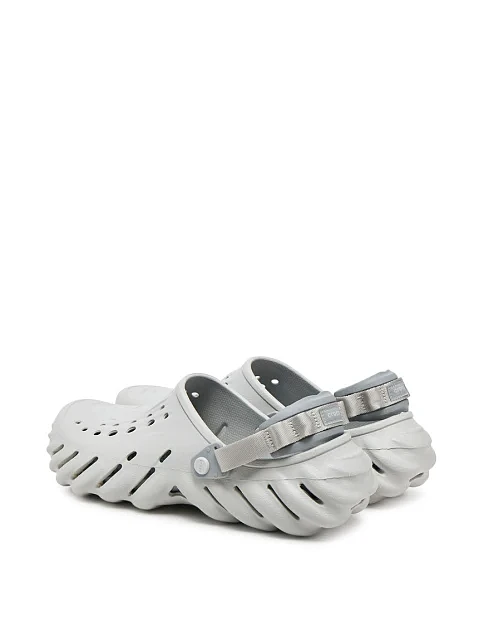 Жіночі крокси Crocs гумові сірі - фото 3 - Miraton