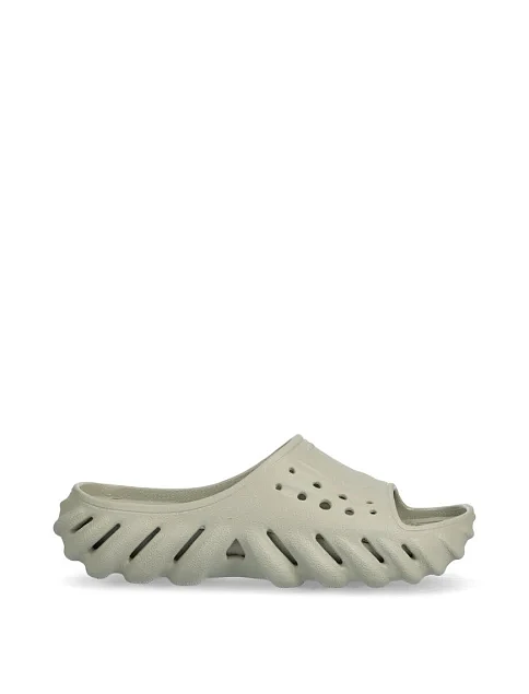 Жіночі шльопанці Crocs гумові сірі - фото 1 - Miraton