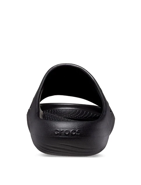Чоловічі шльопанці Crocs гумові чорні - фото 4 - Miraton