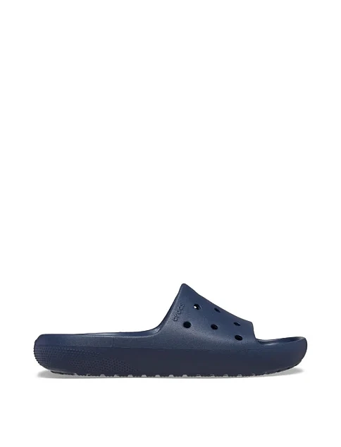 Чоловічі шльопанці Crocs гумові сині - фото 1 - Miraton