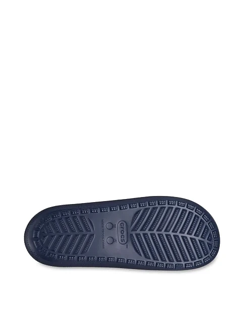 Чоловічі шльопанці Crocs гумові сині - фото 7 - Miraton