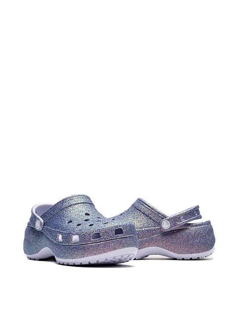 Жіночі крокси Crocs гумові фіолетові - фото 4 - Miraton