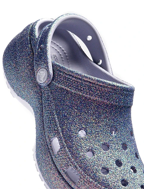 Жіночі крокси Crocs гумові фіолетові - фото 5 - Miraton