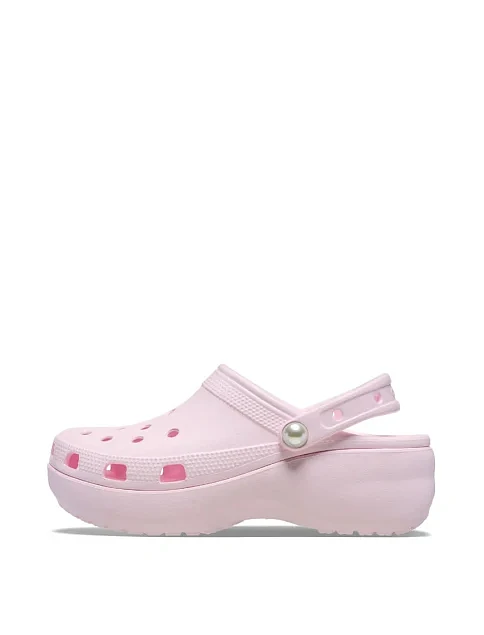 Жіночі крокси Crocs гумові рожеві - фото 2 - Miraton