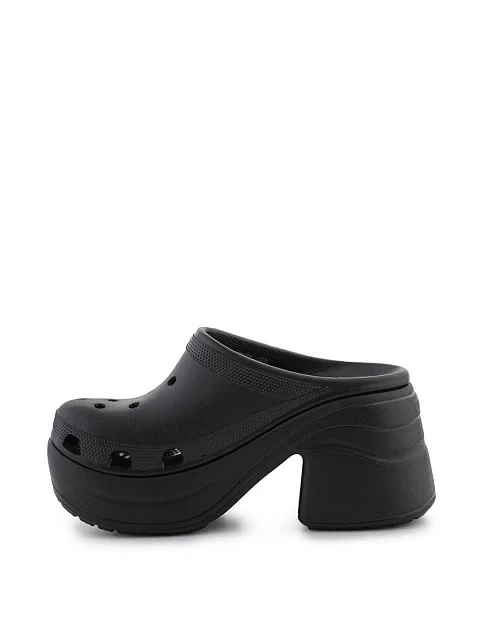 Жіночі крокси Crocs гумові чорні - фото 2 - Miraton