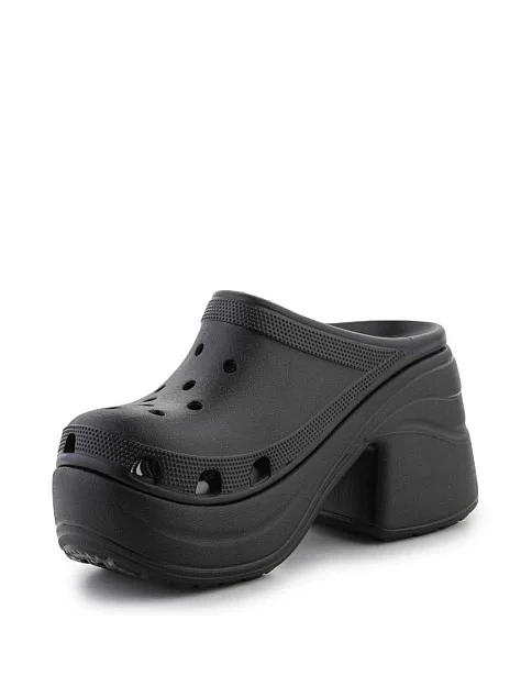 Жіночі крокси Crocs гумові чорні - фото 4 - Miraton