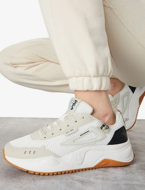 Жіночі кросівки FILA зі штучної шкіри білі - фото 6 - Miraton