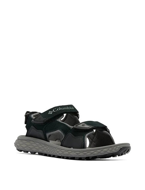 Чоловічі сандалі Columbia KONOS HIKER шкіряні чорні - фото 2 - Miraton
