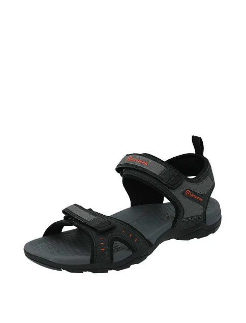 Чоловічі сандалі Outventure Crete зі штучної шкіри чорні - фото 3 - Miraton