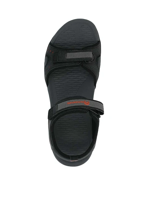 Чоловічі сандалі Outventure Crete зі штучної шкіри чорні - фото 4 - Miraton