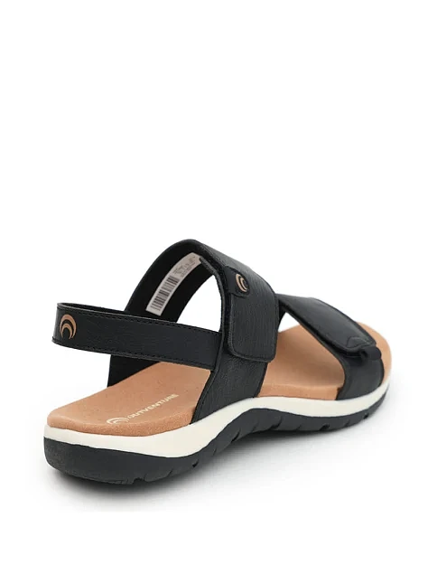 Женские сандалии Outventure Sunset из искусственной кожи черные - фото 4 - Miraton