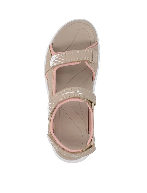 Женские сандалии Outventure Ratchel из искусственной кожи бежевые - фото 5 - Miraton