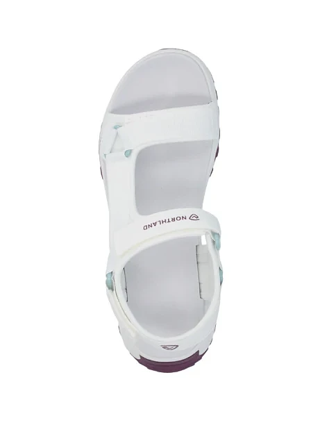 Женские сандалии Northland Wandern тканевые белые - фото 5 - Miraton