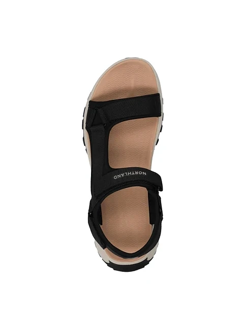 Женские сандалии Northland Wandern тканевые черные - фото 5 - Miraton