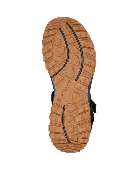 Мужские сандалии Northland Festland тканевые черные - фото 6 - Miraton