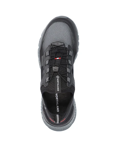 Мужские кроссовки Northland Tosens Mesh тканевые черные - фото 4 - Miraton