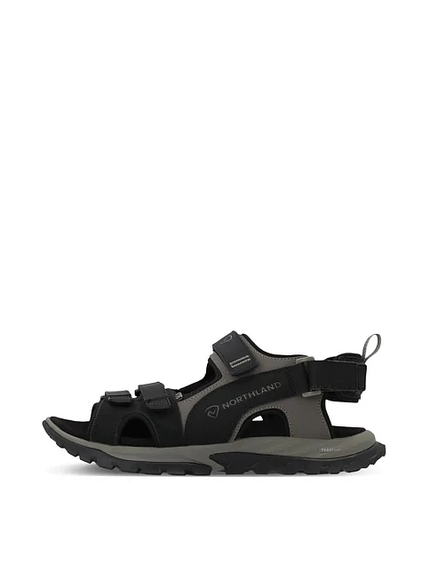 Мужские сандалии Northland из искусственной кожи черные - фото 2 - Miraton
