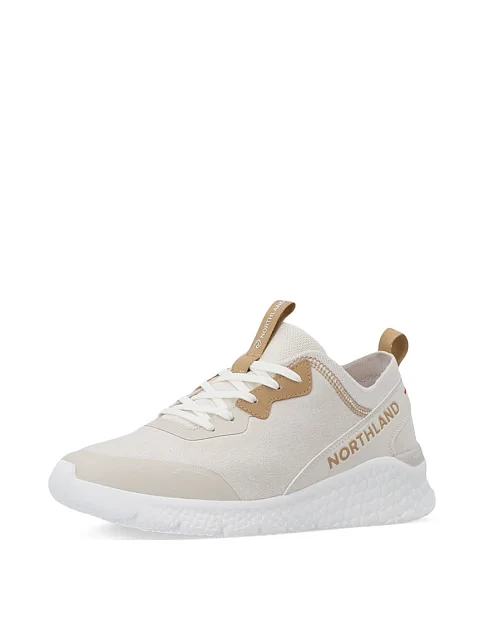 Женские кроссовки Northland Tosens Canvas 2 тканевые бежевые - фото 3 - Miraton