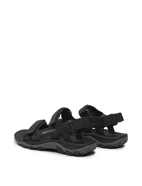 Чоловічі сандалі Merrell Huntington тканинні чорні - фото 3 - Miraton