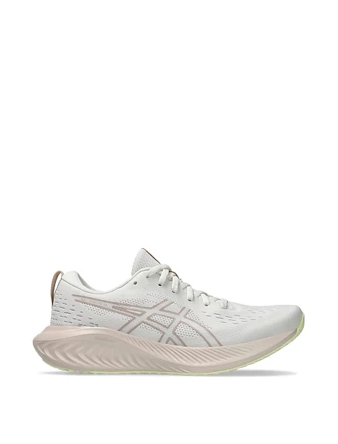 Женские кроссовки раннеры Asics Gel-Excite 10 тканевые молочного цвета - фото 1 - Miraton