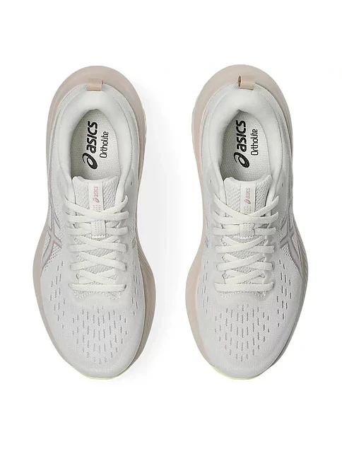 Женские кроссовки раннеры Asics Gel-Excite 10 тканевые молочного цвета - фото 6 - Miraton