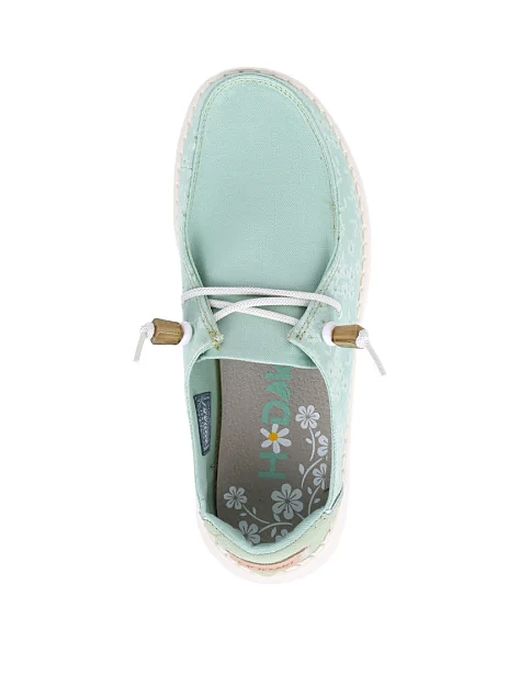 Женские туфли Hodaki тканевые желтые - фото 5 - Miraton