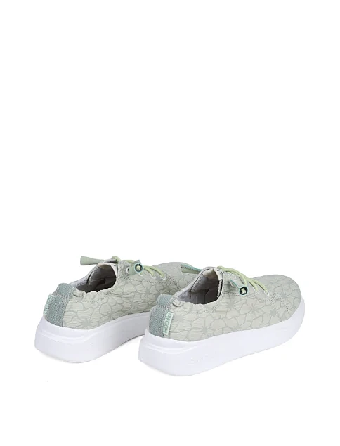 Женские туфли Hodaki тканевые желтые - фото 4 - Miraton