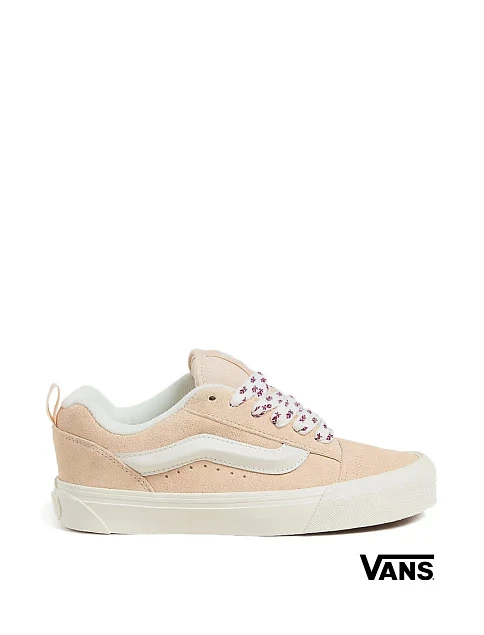 Жіночі кеди Vans Knu Skool замшеві рожеві - фото 1 - Miraton