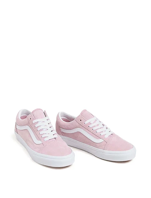 Жіночі кеди Vans Old Skool замшеві рожеві - фото 3 - Miraton