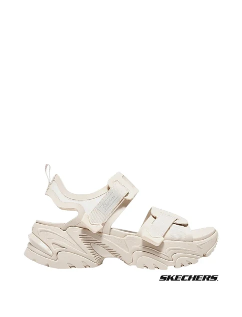 Жіночі сандалі Skechers Stamina V2 тканинні молочного кольору - фото 1 - Miraton