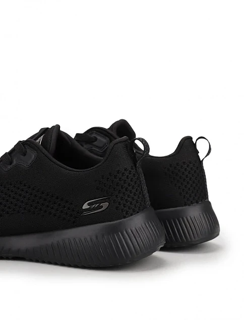 Жіночі кросівки Skechers Bobs Squad тканинні чорні - фото 4 - Miraton