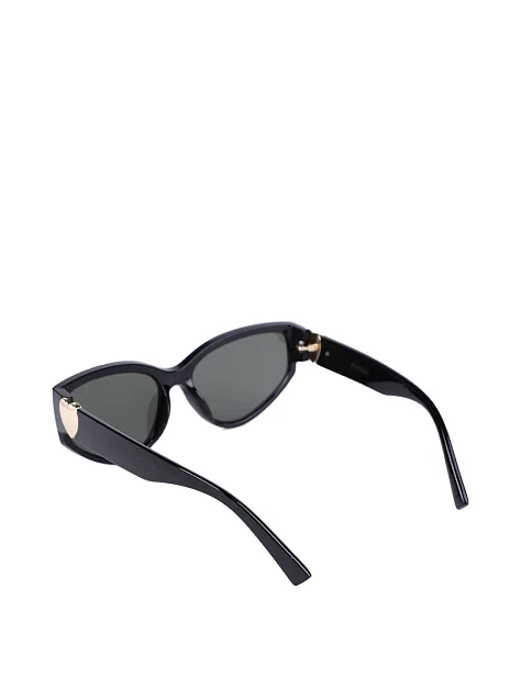 Сонцезахисні окуляри прямокутні чорні - фото 3 - Miraton