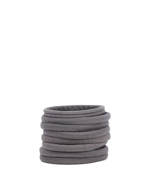 Комплект з 8 резинок для волосся сірі - фото 1 - Miraton