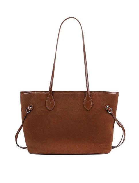 Женская сумка тоут MIRATON замшевая оранжевая - фото 3 - Miraton