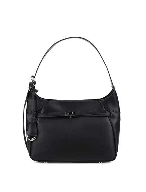 Женская сумка хобо MIRATON замшевая черная - фото 1 - Miraton