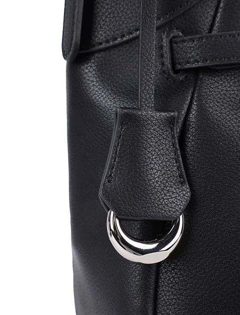 Женская сумка хобо MIRATON замшевая черная - фото 6 - Miraton