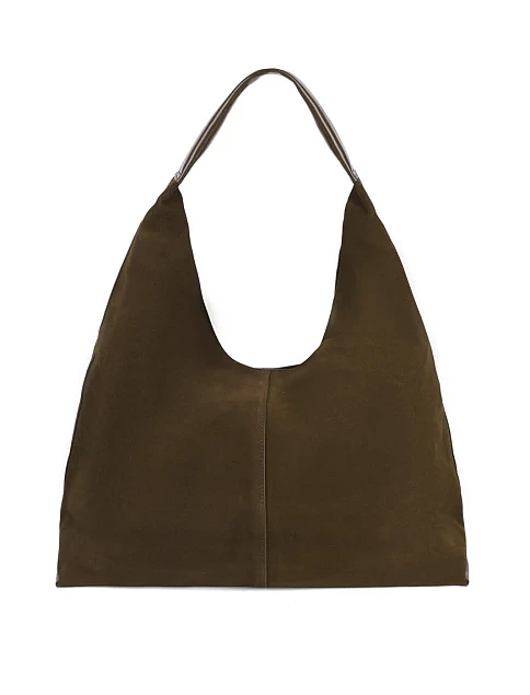 Женская сумка MIRATON кожаная зеленая - фото 1 - Miraton