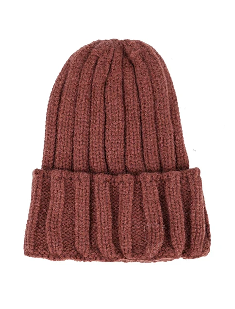 Шапка тканевая коричневая - фото 1 - Miraton