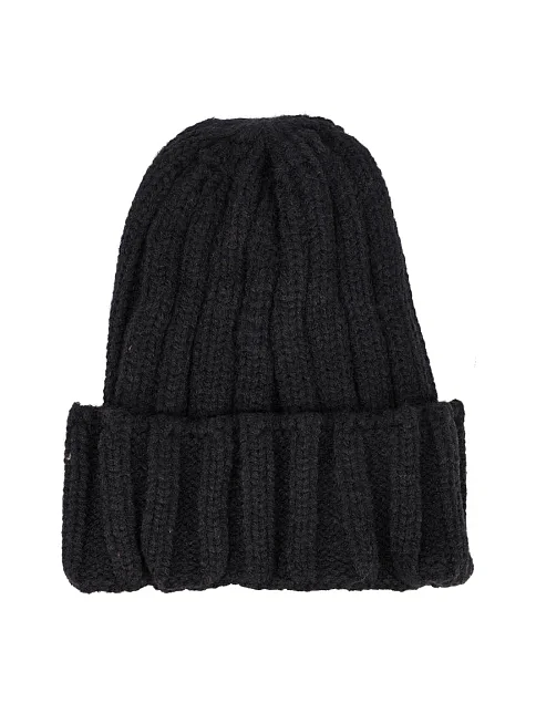 Шапка тканевая черная - фото 1 - Miraton