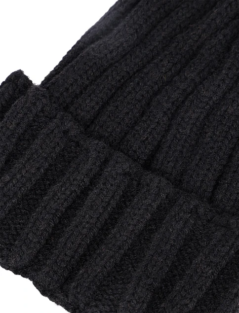 Шапка тканевая черная - фото 2 - Miraton