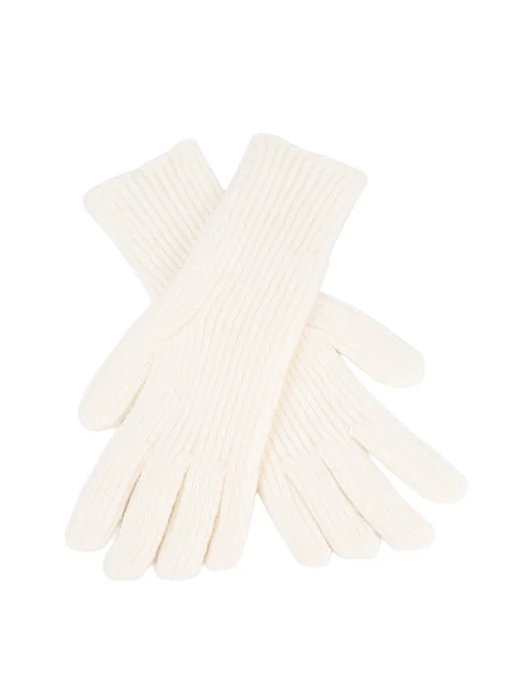 Рукавички тканинні молочні - фото 2 - Miraton