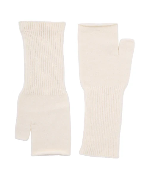 Рукавички тканинні молочні - фото 1 - Miraton