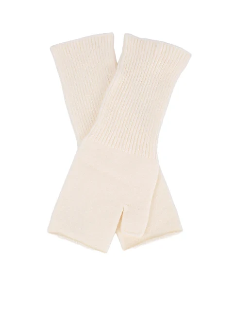 Рукавички тканинні молочні - фото 2 - Miraton