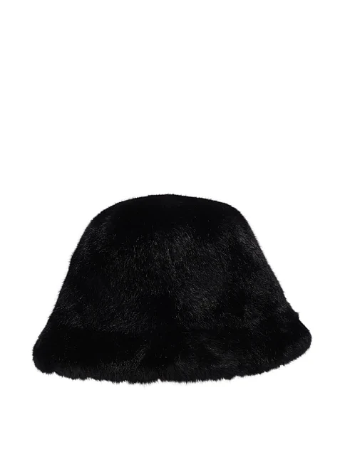 Шапка с мехом черная - фото 1 - Miraton