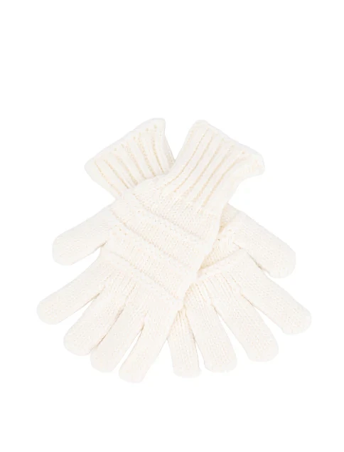 Рукавички тканинні молочні - фото 2 - Miraton