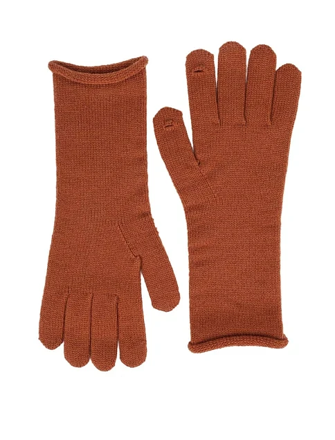 Рукавички тканинні коричневі - фото 1 - Miraton